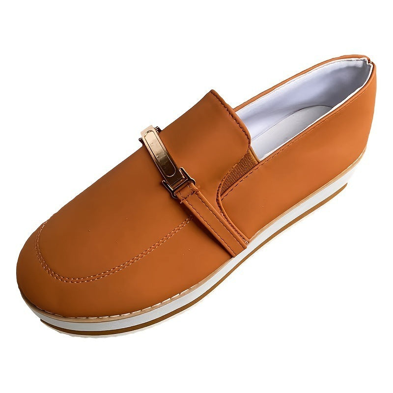 Modieuze platform sneakers met muffin-zool voor dames