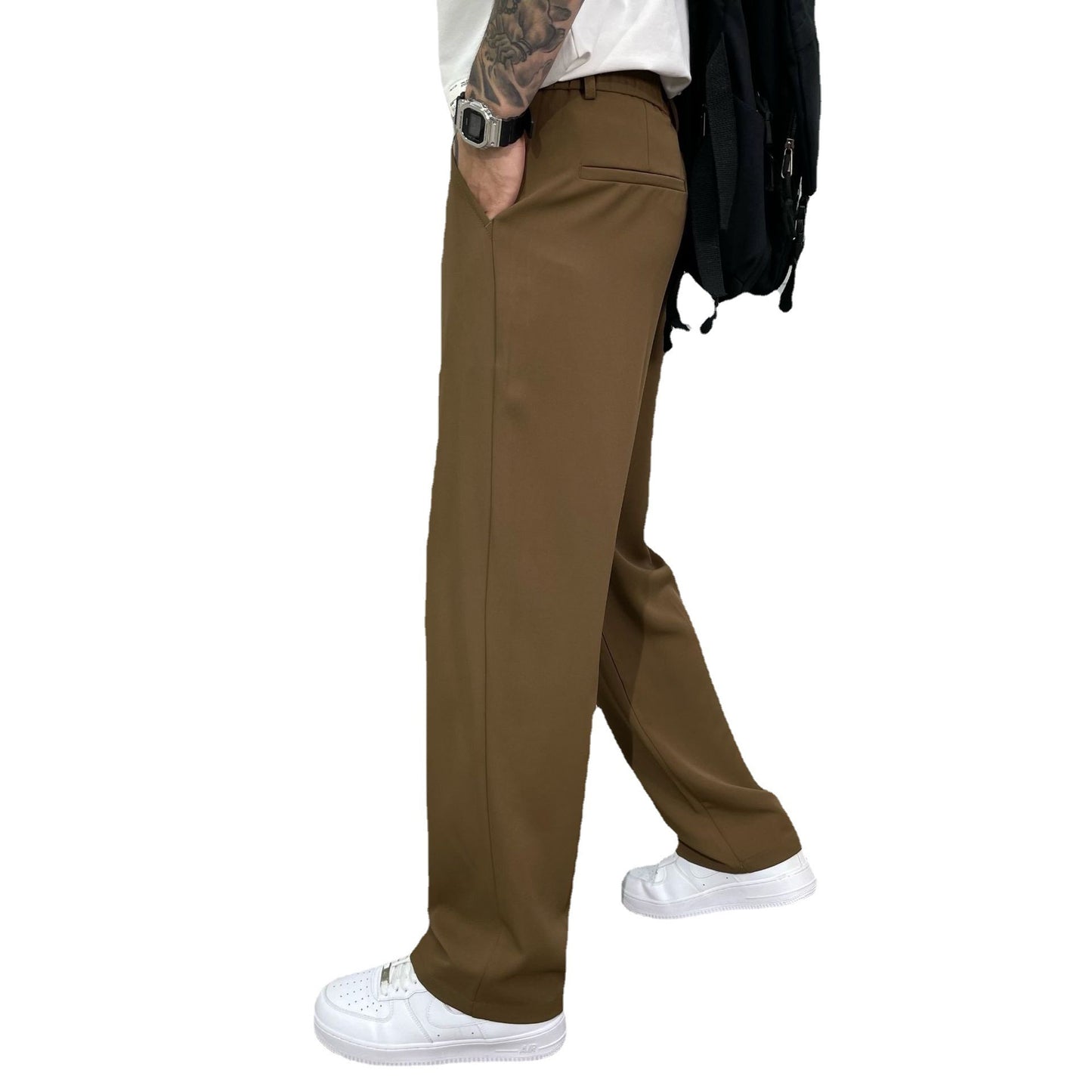 Men’s Ice Silk Loose Casual Summer Pants