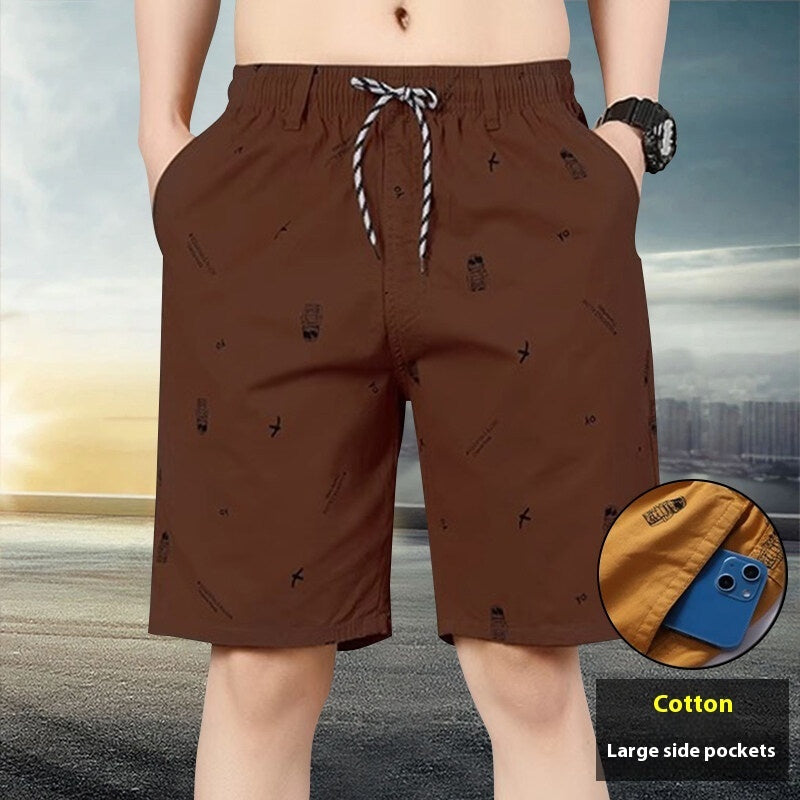 Summer Loose Cropped Pants