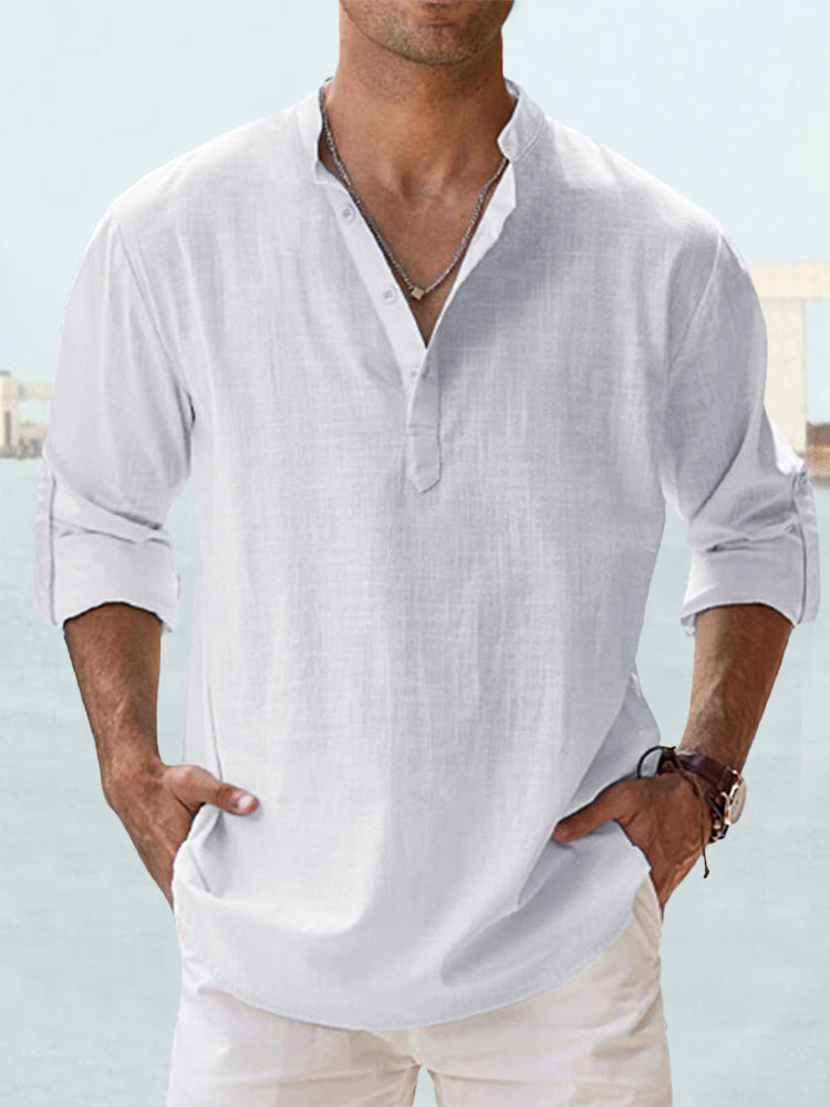 Men’s Casual Loose-Fit Sports Shirt