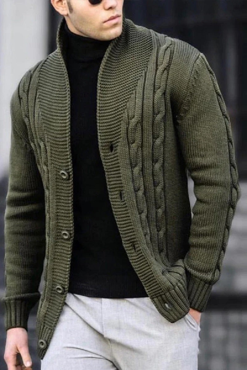 Men’s Autumn Winter Sweater Coat