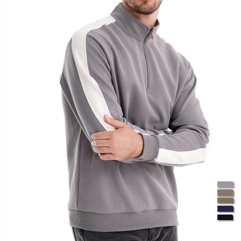 Men’s Stitching Sports Sweater