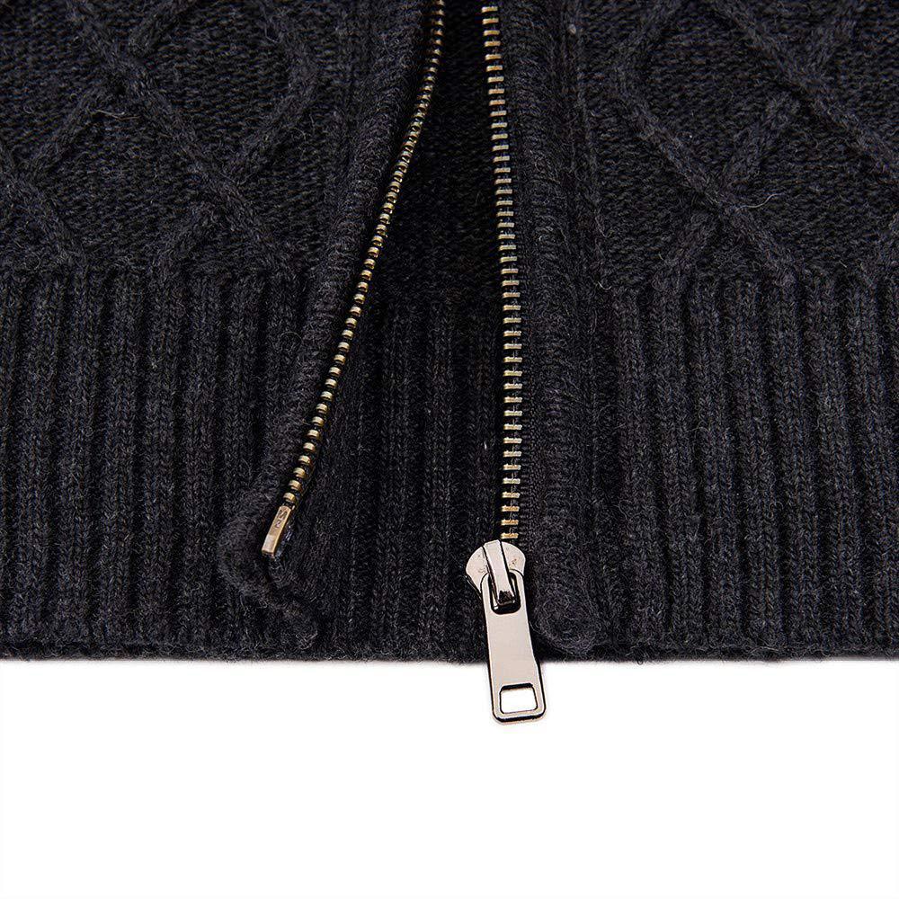 Zip Turtleneck Cardigan Top