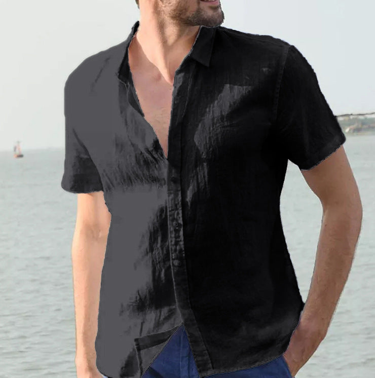 Men’s Summer Short-Sleeved Casual Shirt