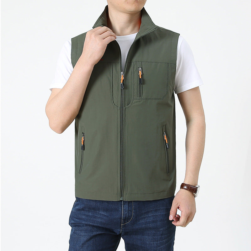 Men’s Outdoor Multi-Pocket Fishing Vest