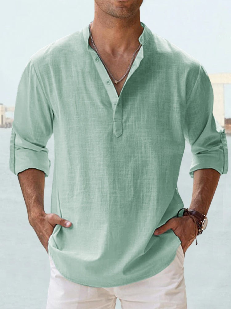 Men’s Casual Loose-Fit Sports Shirt