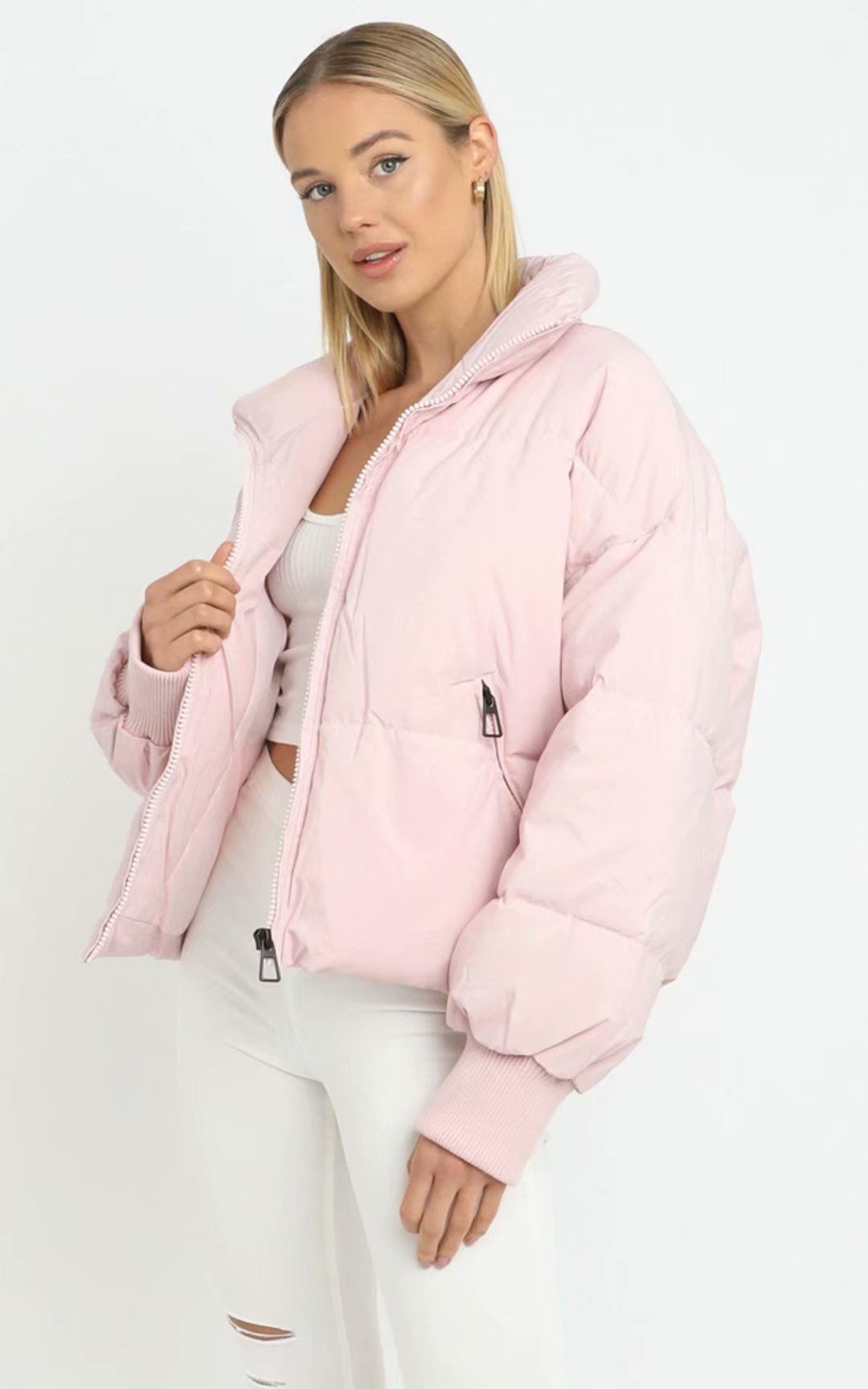 Urban Stand Collar Puffer Jacket