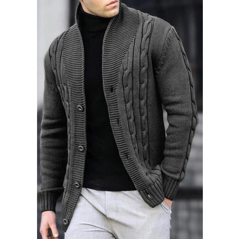Men’s Autumn Winter Sweater Coat