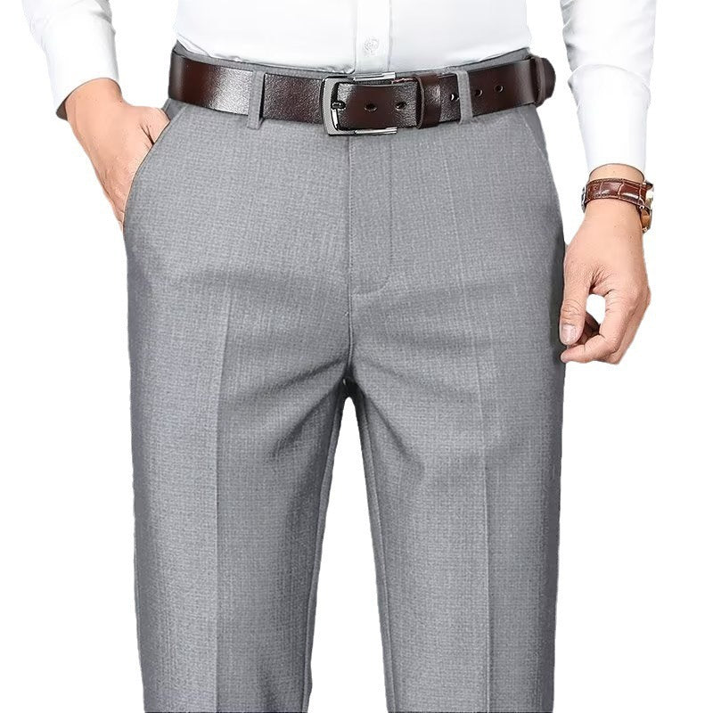 Men’s Draped Business Suit Pants