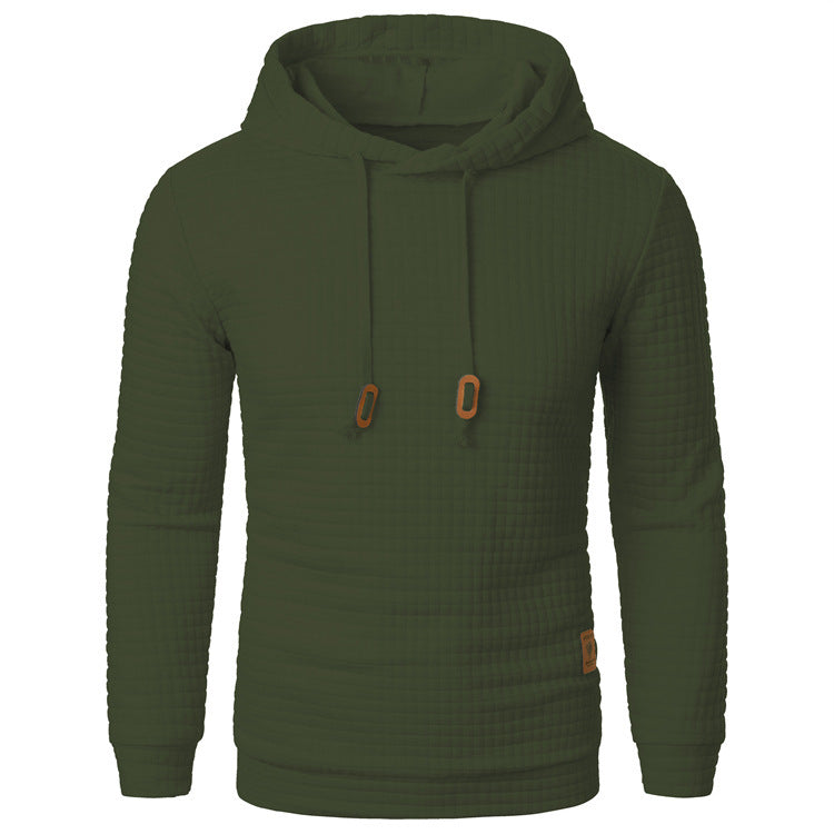 Jacquard Hoodie Sweater