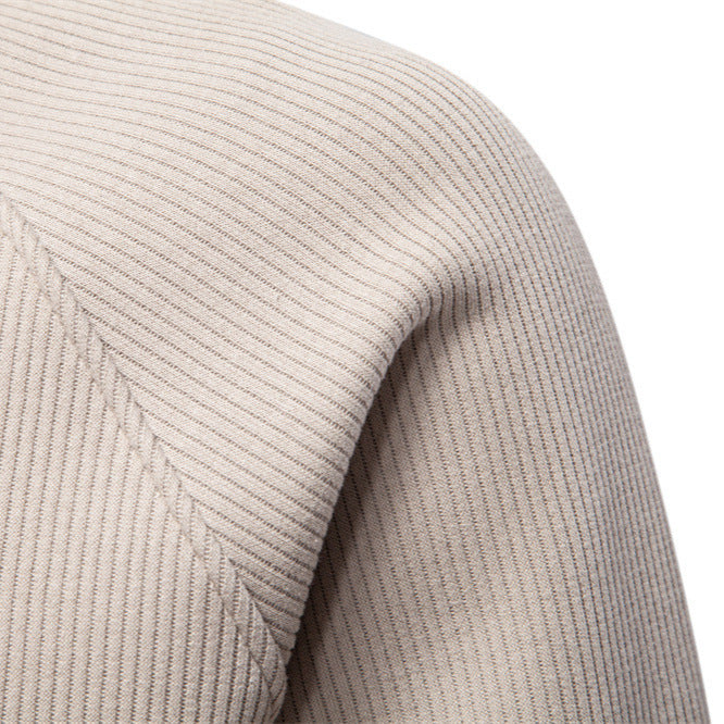 Half-Zip Fleece Stand Sweater
