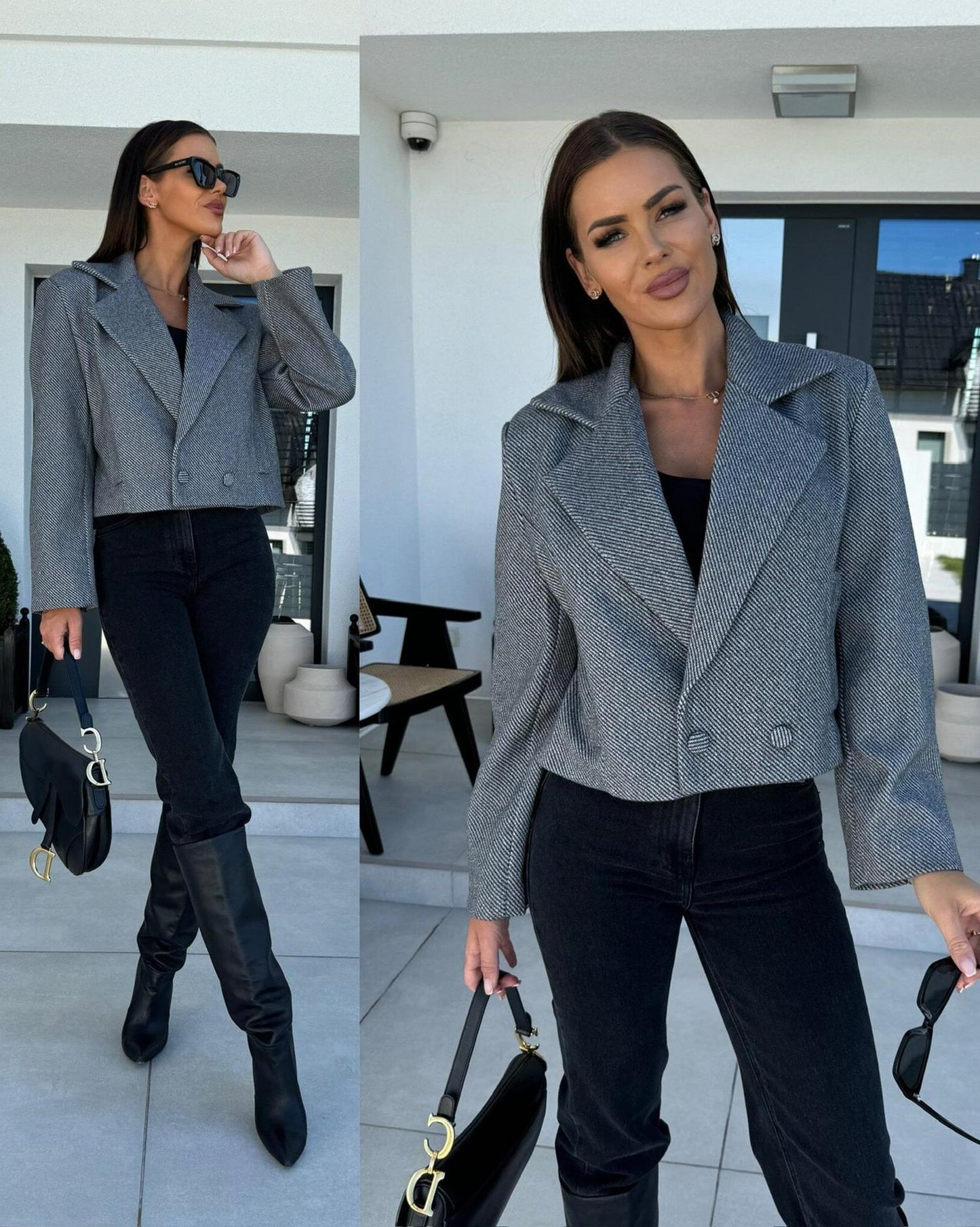 British Woolen Suit Collar Jacket