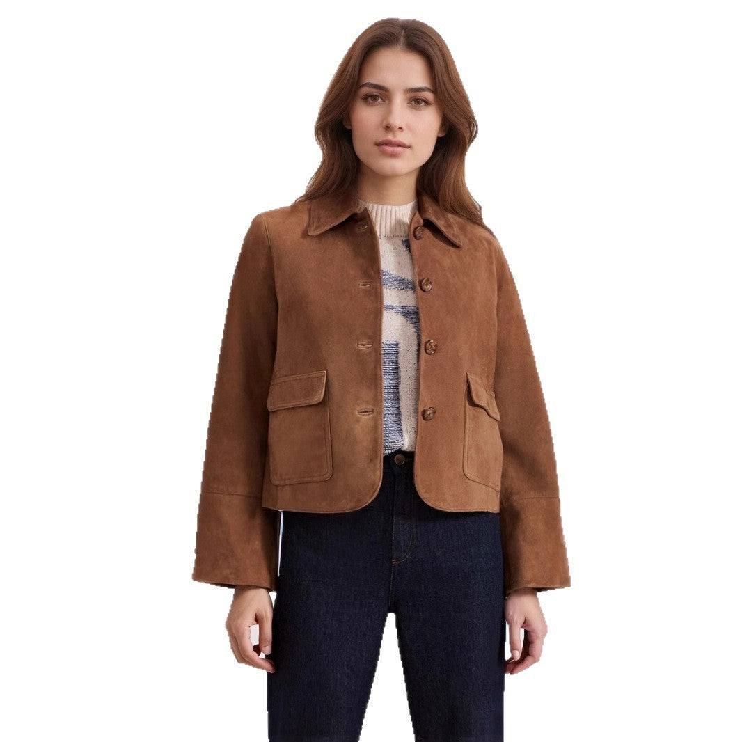 Women’s Slim Suede Jacket