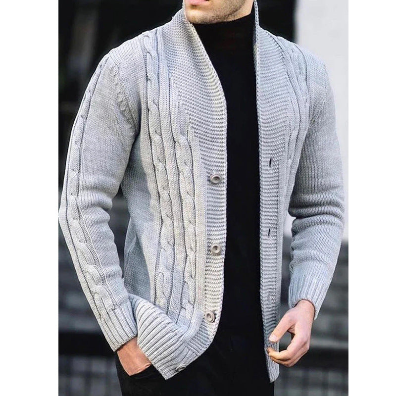Men’s Autumn Winter Sweater Coat