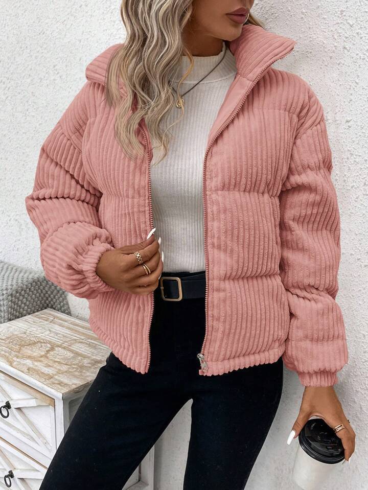 Women’s Plus Corduroy Coat