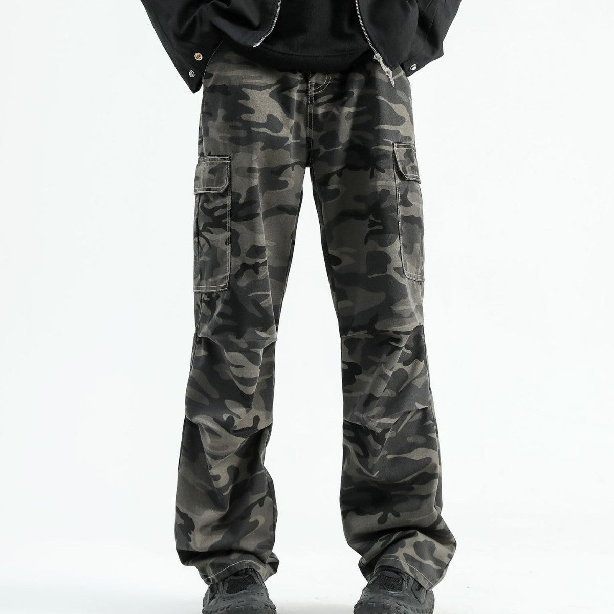 Paratrooper Denim Cargo Trousers