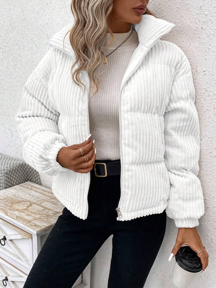 Women’s Plus Corduroy Coat