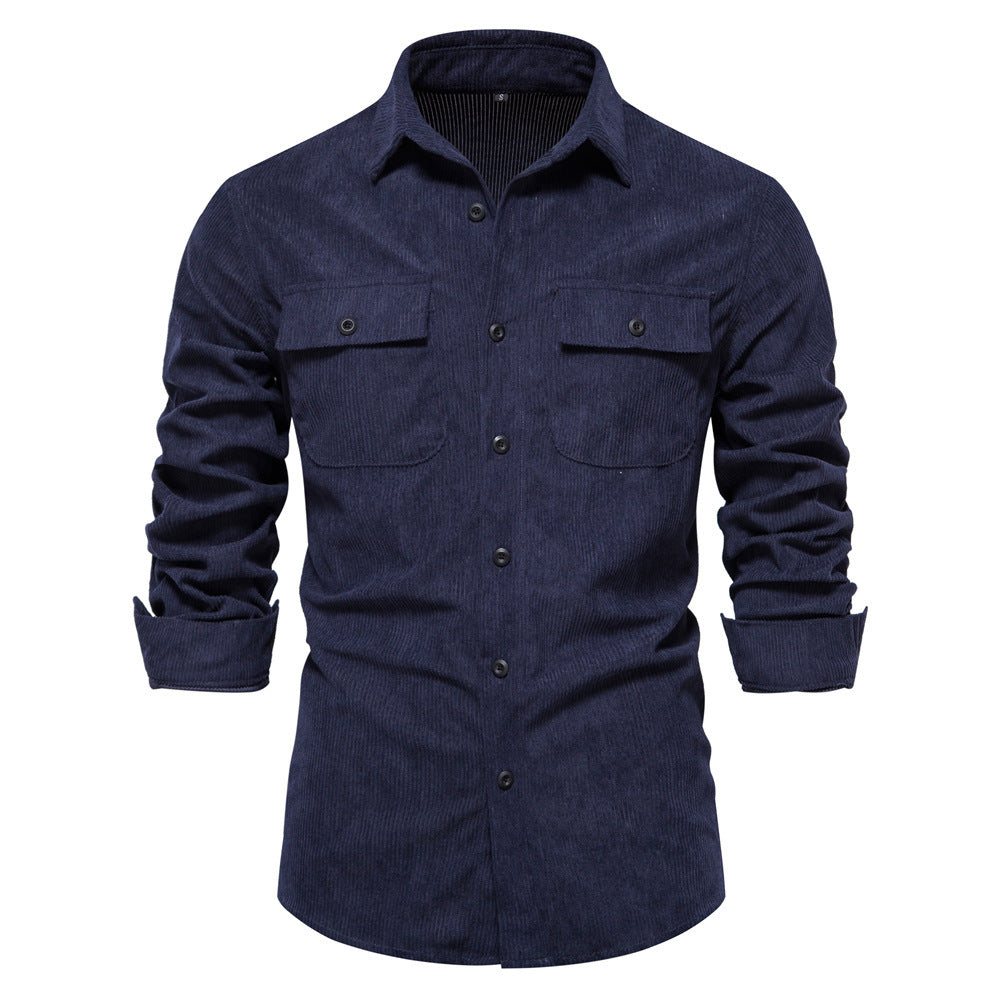 Men’s Slim Corduroy Shirt