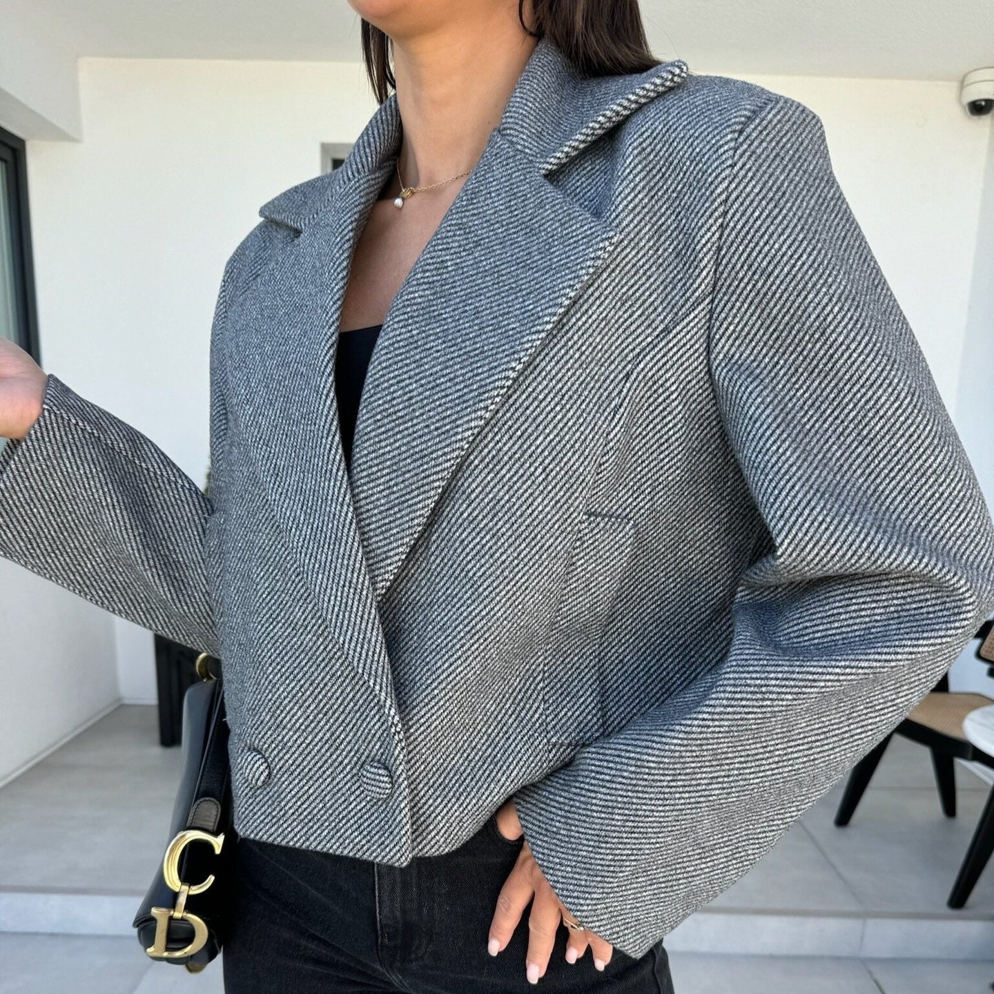 British Woolen Suit Collar Jacket