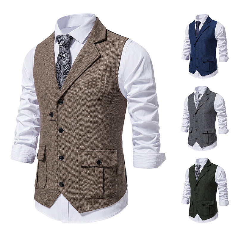 European Retro Vest for Men
