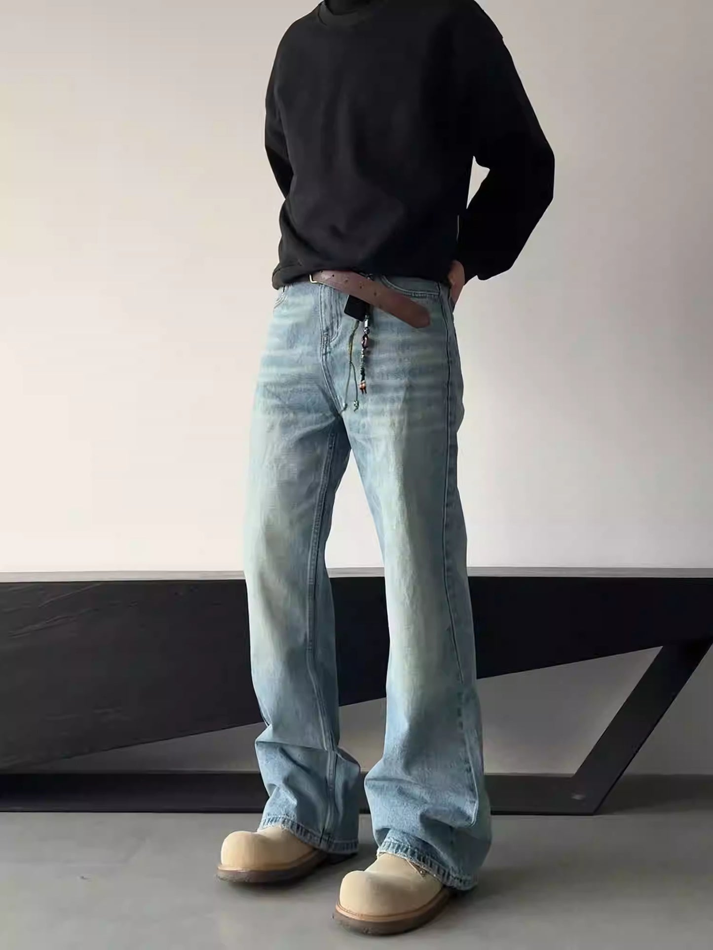 Men’s Skinny Slim-Fit Tall-Looking Jeans