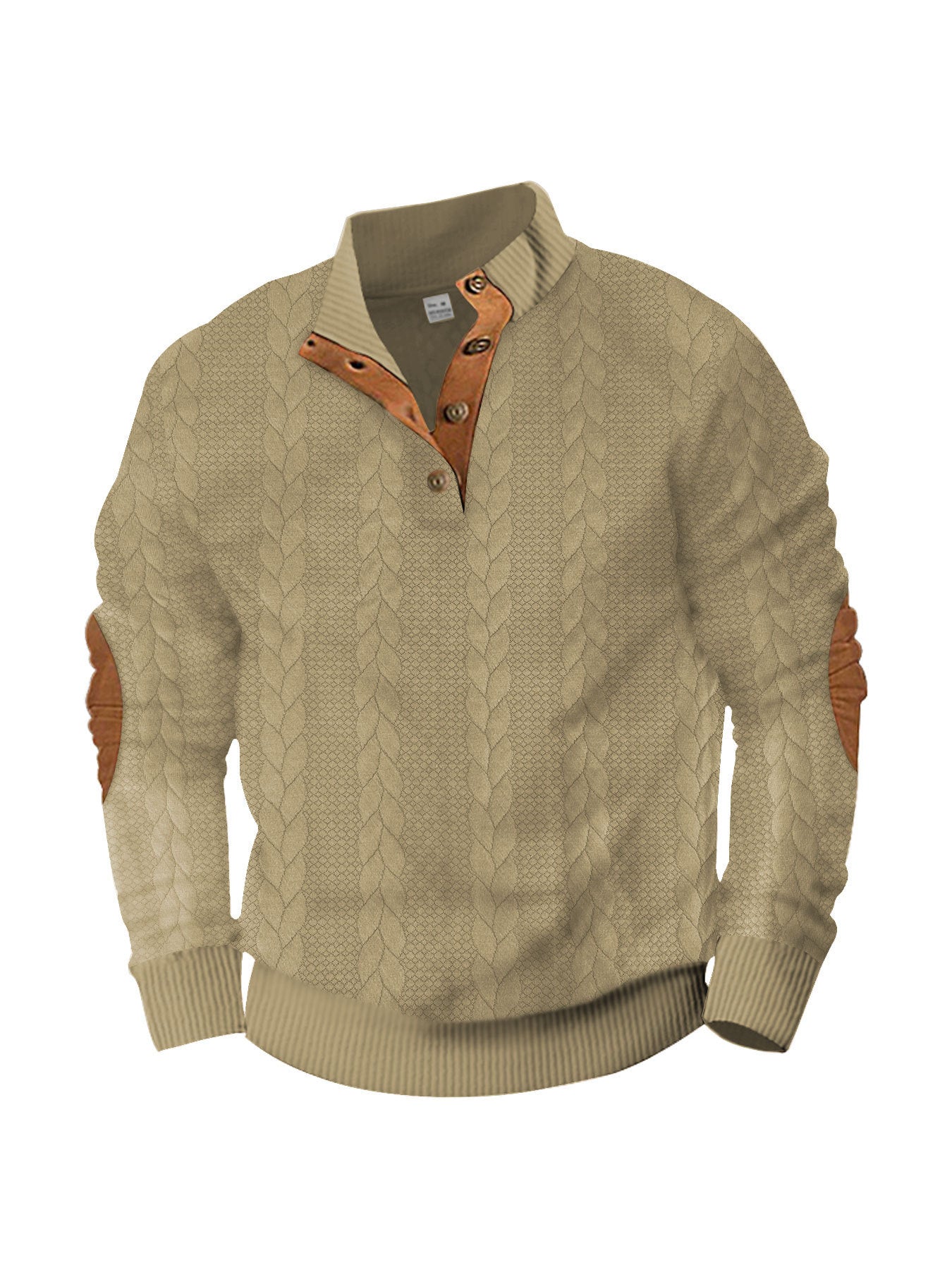 Jacquard Buckle Embroidered Sweater