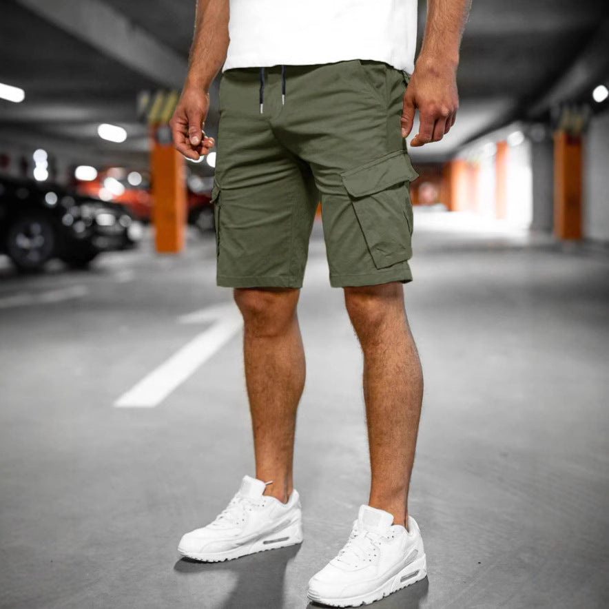 Woven Five-Point Casual Pants