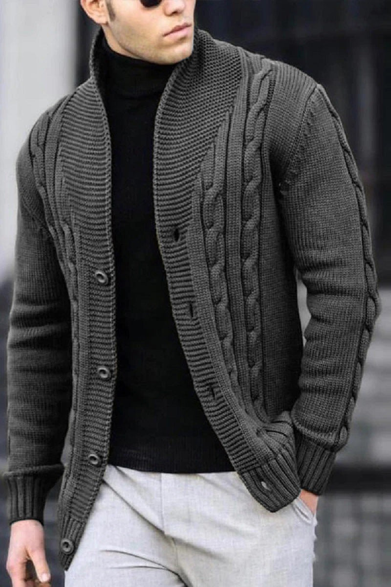 Men’s Autumn Winter Sweater Coat