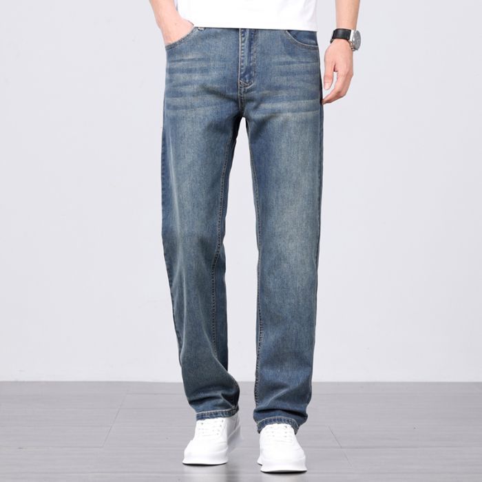 Loose Cropped Summer Jeans