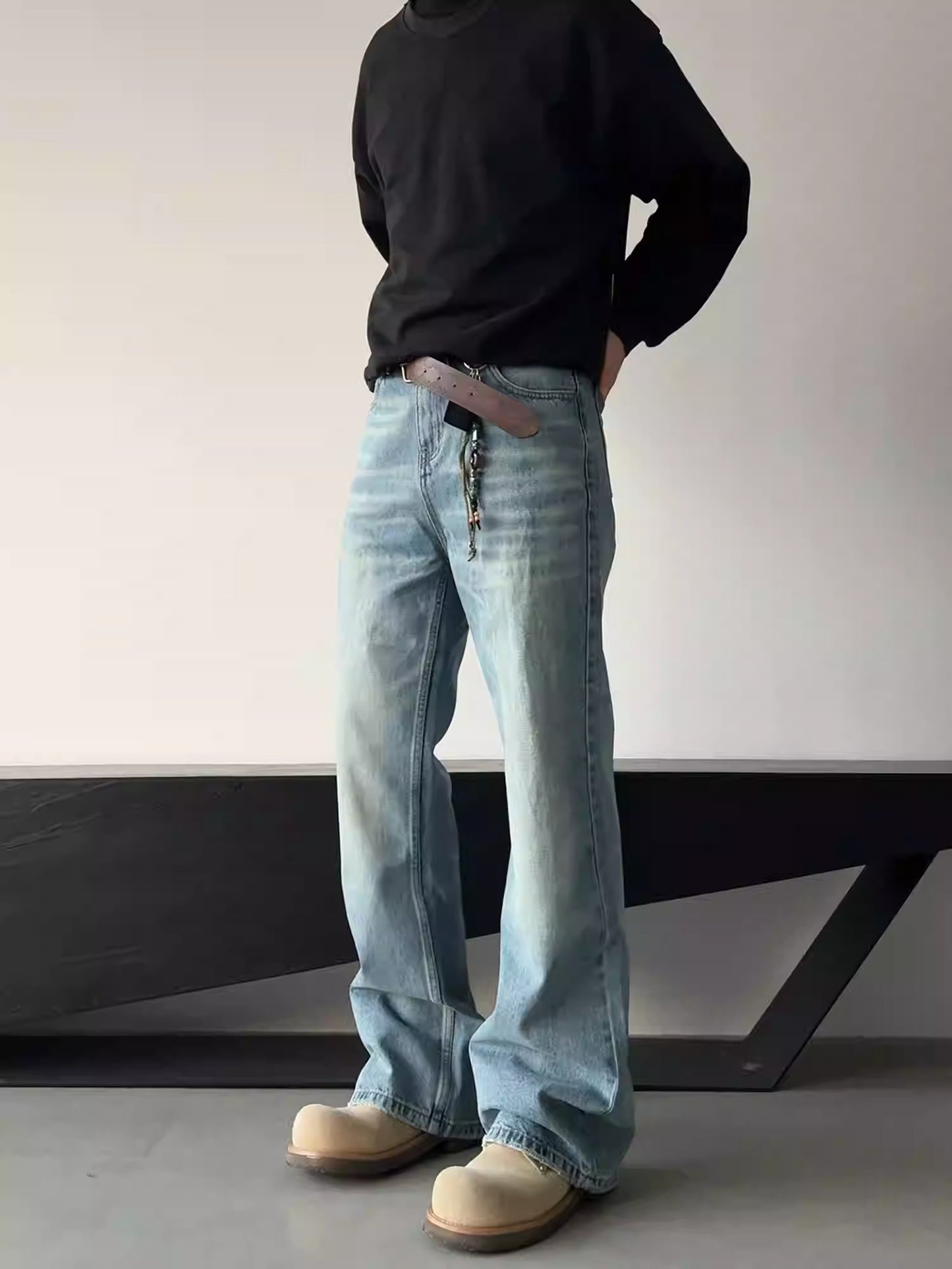 Men’s Skinny Slim-Fit Tall-Looking Jeans