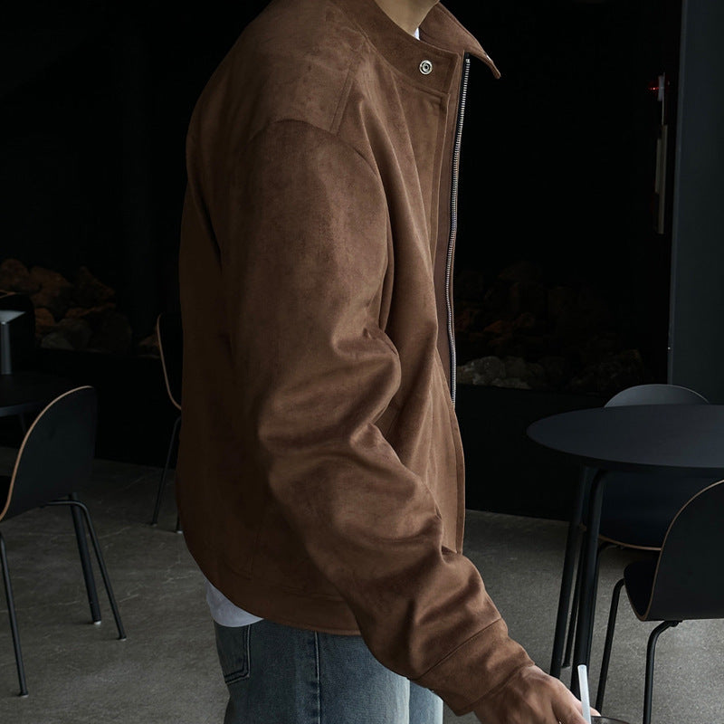 Maillard Stand-Up Collar Jacket