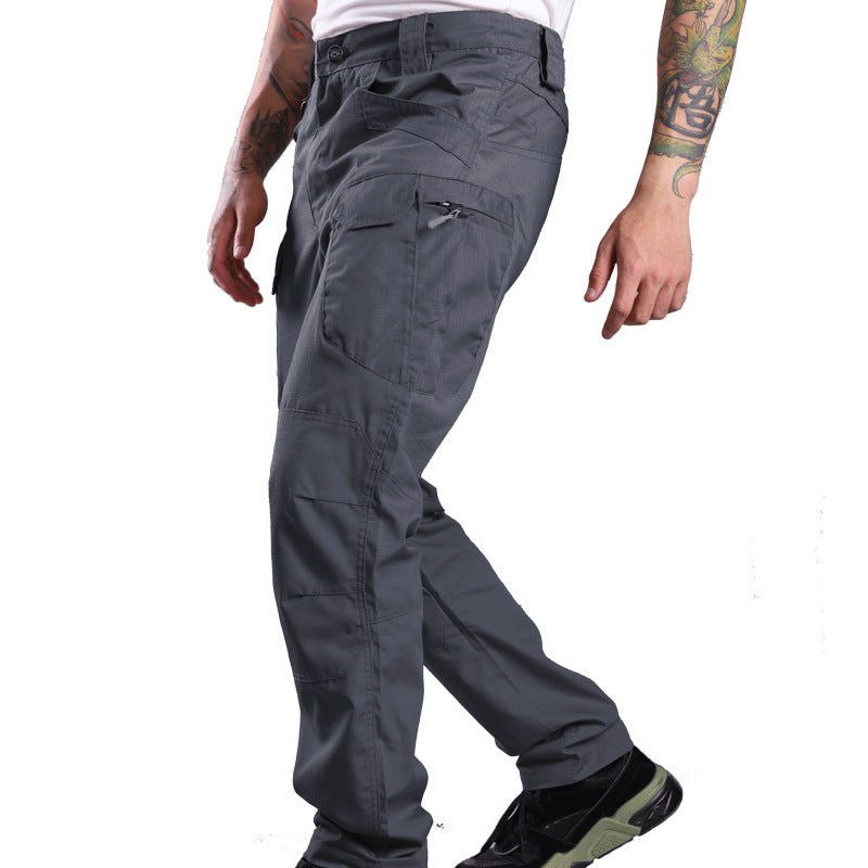 Solid Color Waterproof Plaid Cargo