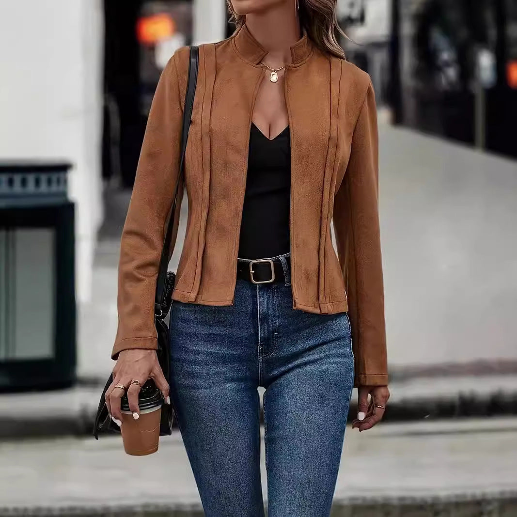Women’s Spring Soft Neck Jacket
