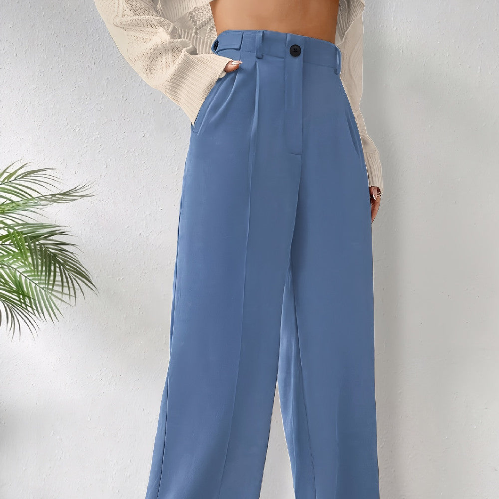 Women's Casual Straight-leg Low Waist Pants