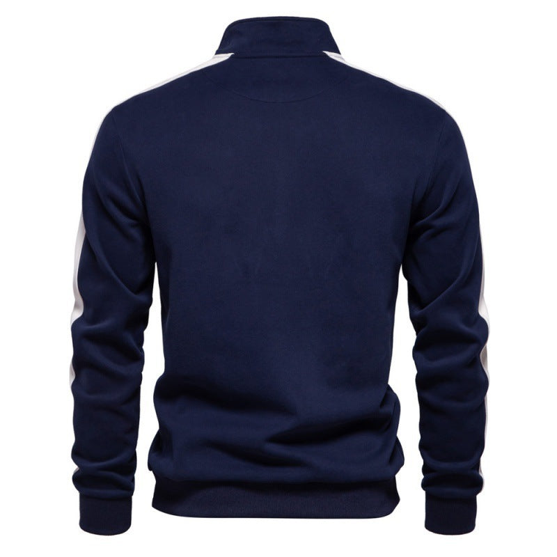 Men’s Stitching Sports Sweater