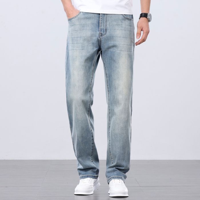 Loose Cropped Summer Jeans