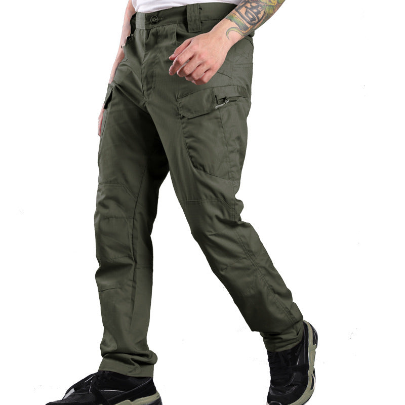 Solid Color Waterproof Plaid Cargo