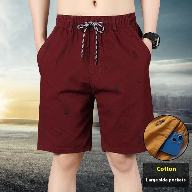 Summer Loose Cropped Pants
