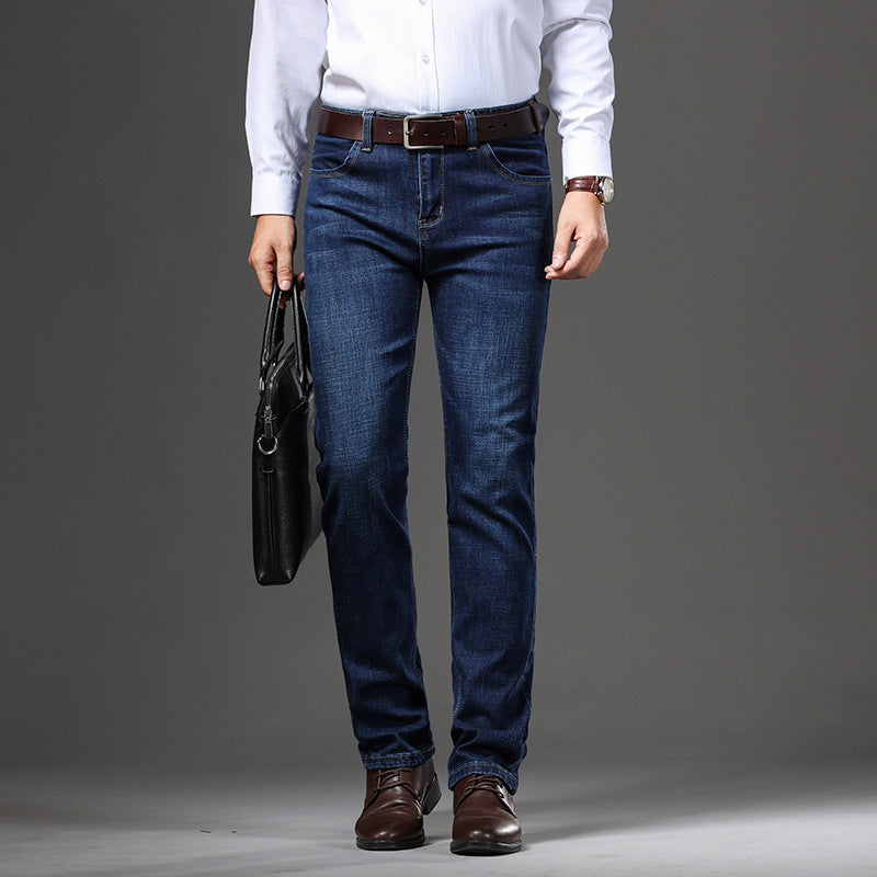 Plus-Size Stretch Business Jeans