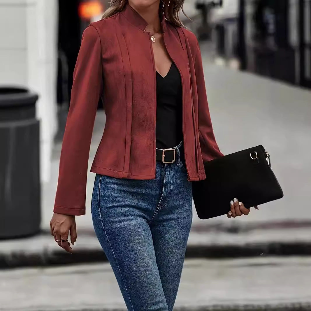 Women’s Spring Soft Neck Jacket