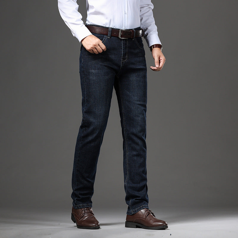 Plus-Size Stretch Business Jeans
