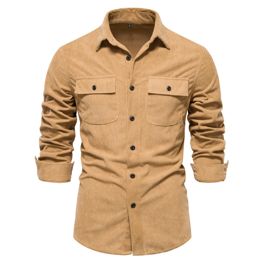 Men’s Slim Corduroy Shirt