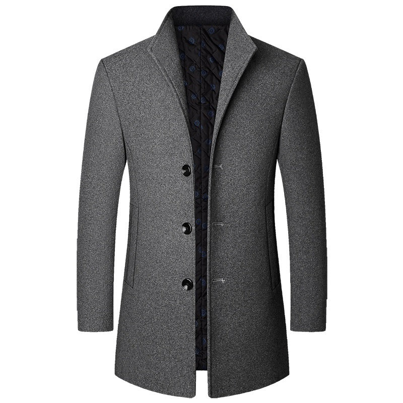 Autumn and Winter Casual Woolen Coat
