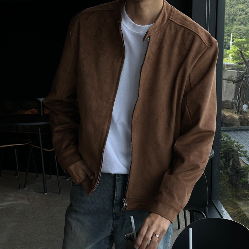 Maillard Stand-Up Collar Jacket
