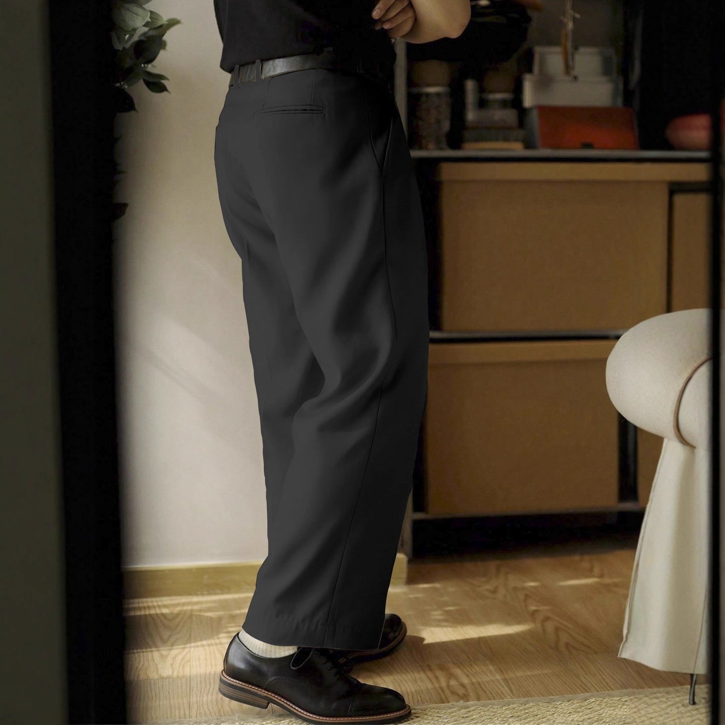 Men’s Loose Wide-Leg Pants