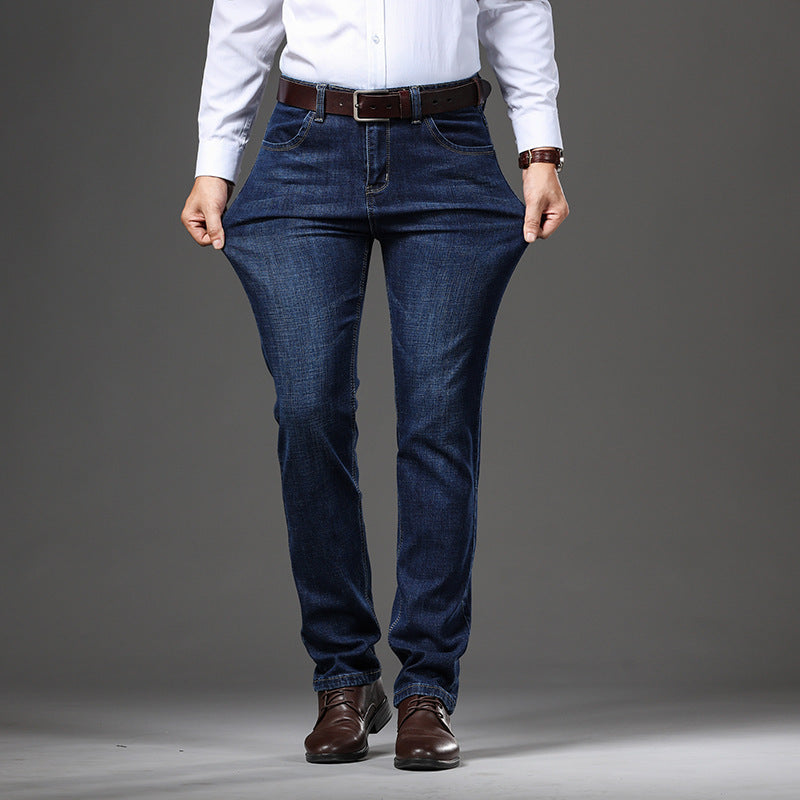 Plus-Size Stretch Business Jeans