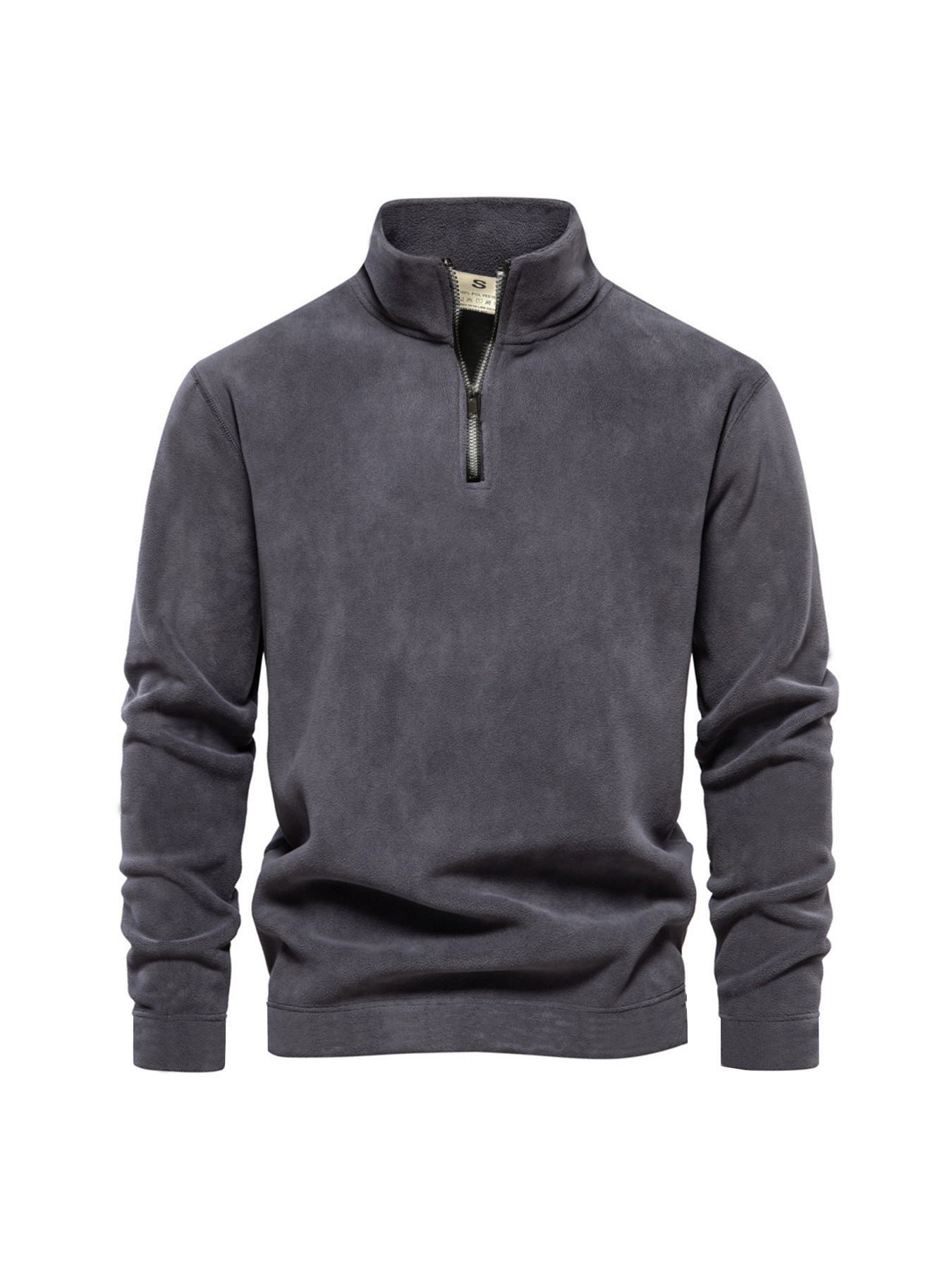 Polar Fleece Stand Collar Pullover