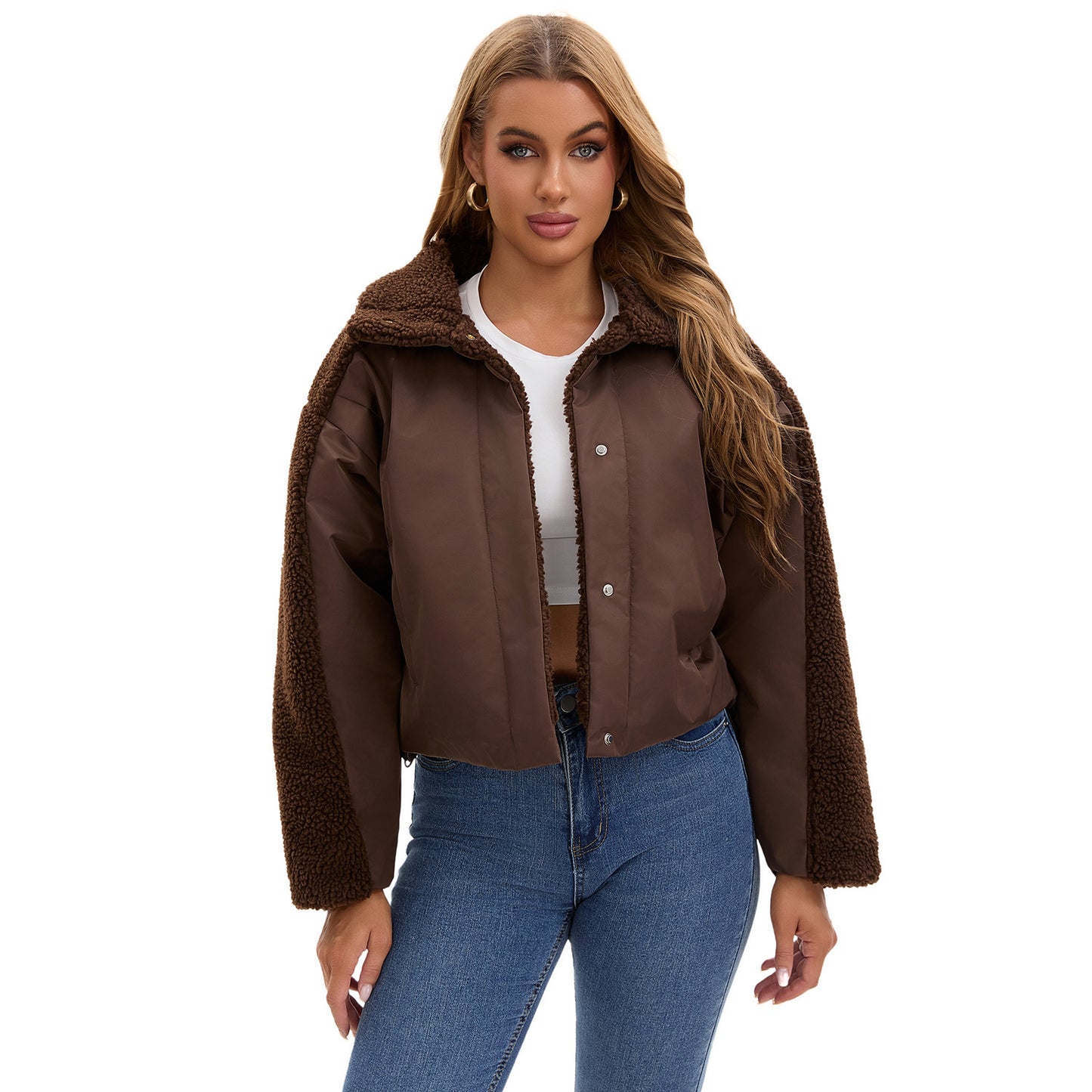 Women’s Retro Lamb Wool Coat