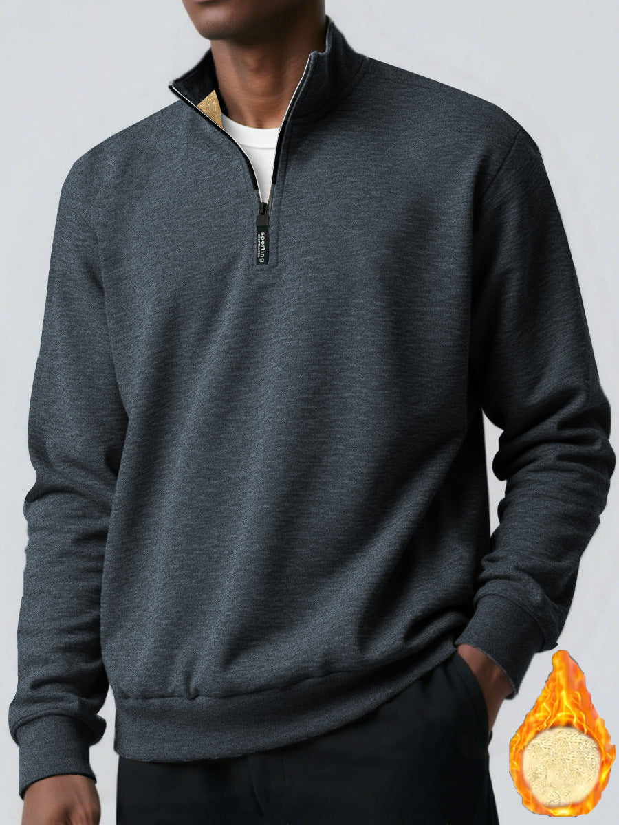 Brushed Hoody Turtleneck Coat
