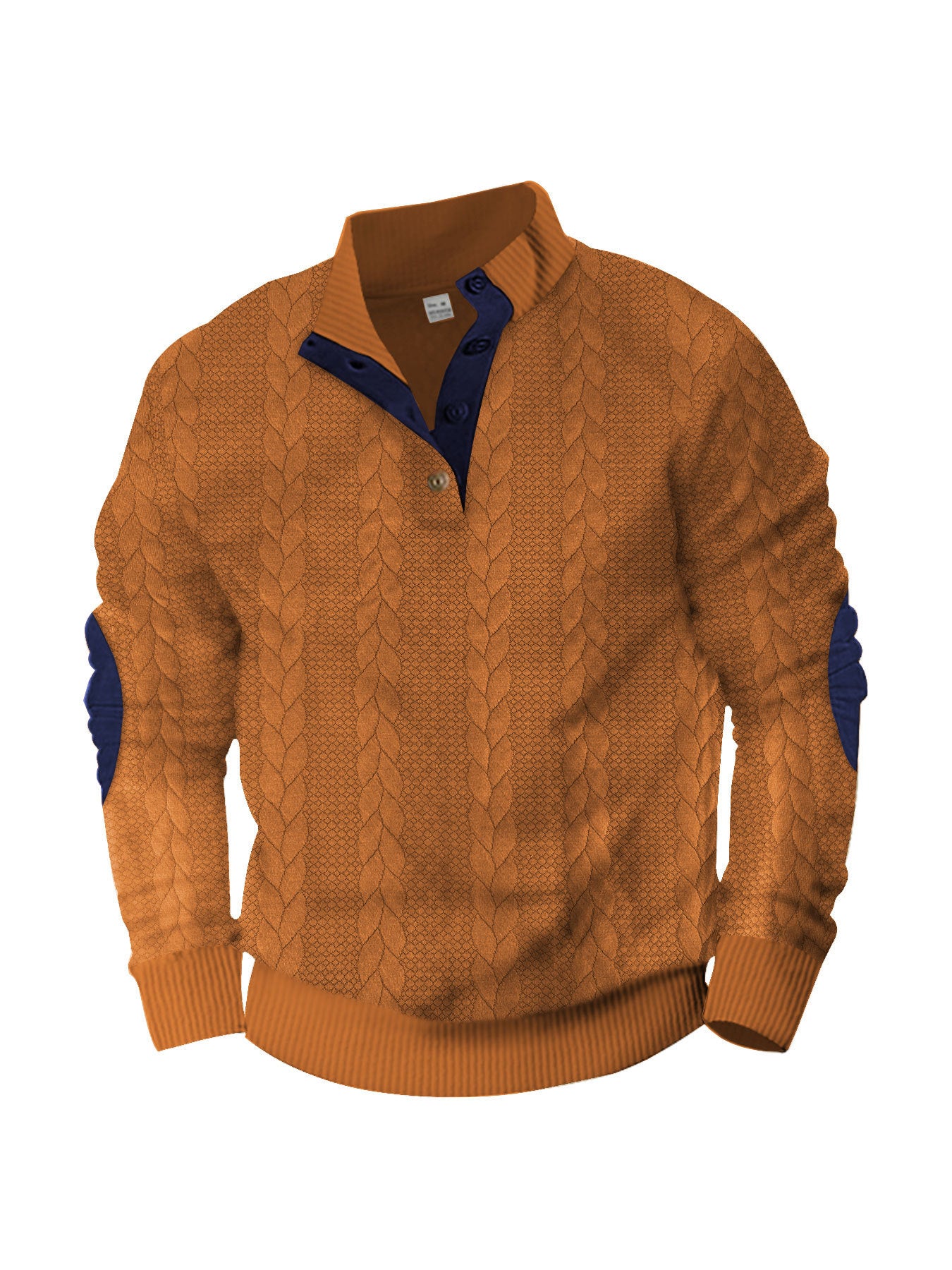 Jacquard Buckle Embroidered Sweater